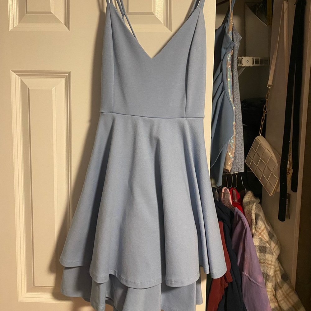Blue Windsor Dress